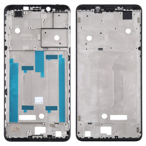Plaque de cadre intermédiaire pour Nokia 3.1 Plus TA-1118 TA-1104 TA-1125 TA-1117 TA-1113 TA-1115 (noir) SH283B1382-06