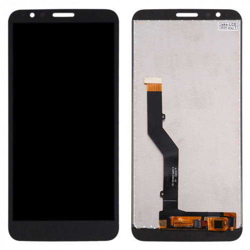 Écran LCD TFT pour Motorola Moto E6 avec ensemble complet de numériseur (noir) SH373B1012-06