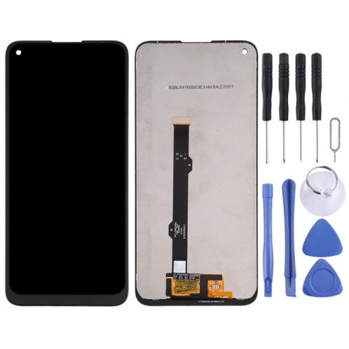 Écran LCD TFT pour Motorola Moto G8 avec ensemble complet de numériseur (noir) SH374B1893-06