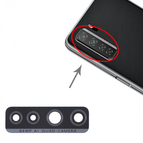 Objectif de caméra arrière 10 PCS pour Huawei P40 Lite 5G / Nova 7 SE SH6377242-05