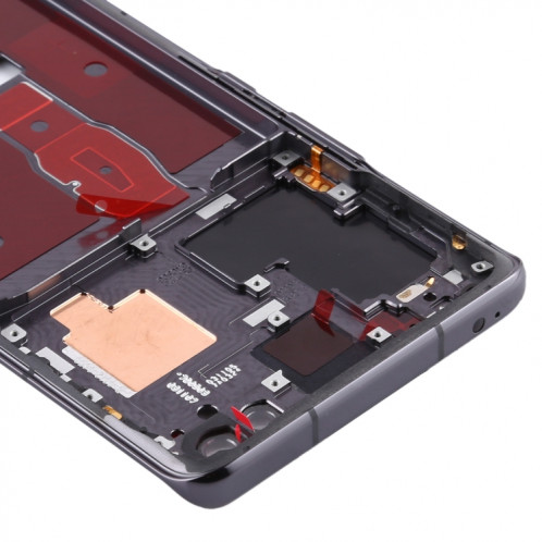 Plaque de cadre intermédiaire d'origine pour Huawei Honor 30 Pro (noire) SH383B1075-06