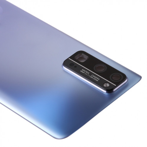 Cache arrière de batterie d'origine avec cache d'objectif d'appareil photo pour Huawei Honor 30 Pro (argent) SH84SL531-06
