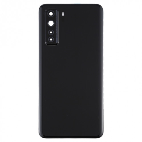 Cache arrière de batterie d'origine avec cache d'objectif d'appareil photo pour Huawei P40 Lite 5G / Nova 7 SE (noir) SH95BL1163-06