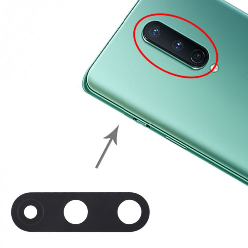 Pour OnePlus 8 10pcs objectif de caméra arrière d'origine SH64541831-05