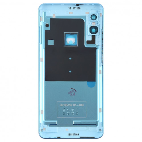 Coque arrière avec objectif photo et touches latérales pour Xiaomi Redmi Note 5 (Bleu) SH62LL448-06