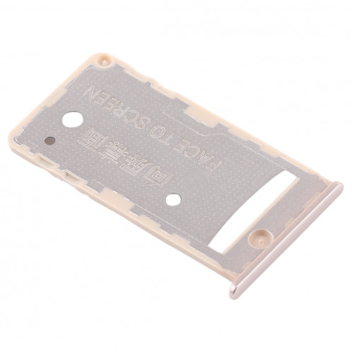 2 Plateau de carte SIM / Micro SD Card Plateau pour Xiaomi Redmi 5A (Gold) SH468J1560-06