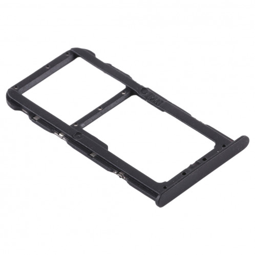 Bac Carte SIM + Bac Carte SIM / Bac Micro SD pour Huawei Honor Play 7X (Noir) SH477B47-06