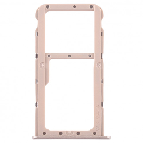 Bac Carte SIM + Bac Carte SIM / Bac Micro SD pour Huawei Honor Play 7X (Gold) SH477J1918-06