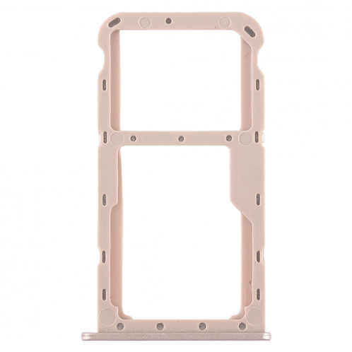 Bac Carte SIM + Bac Carte SIM / Bac Micro SD pour Huawei Honor Play 7X (Gold) SH477J1918-06