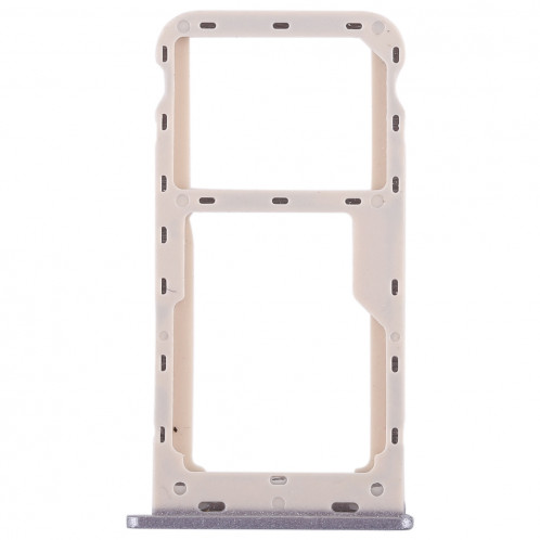 Bac Carte SIM + Bac Carte SIM / Bac Micro SD pour Huawei Honor 6A (Gris) SH479H516-06