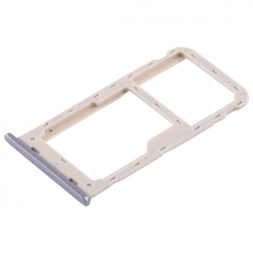 Bac Carte SIM + Bac Carte SIM / Bac Micro SD pour Huawei Honor 6A (Gris) SH479H516-06