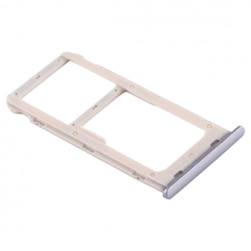 Bac Carte SIM + Bac Carte SIM / Bac Micro SD pour Huawei Honor 6A (Gris) SH479H516-06