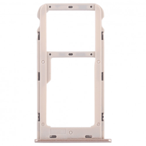 Bac Carte SIM + Bac Carte SIM / Bac Micro SD pour Huawei Honor 6A (Gold) SH479J592-06