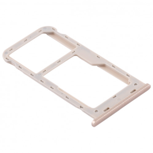 Bac Carte SIM + Bac Carte SIM / Bac Micro SD pour Huawei Honor 6A (Gold) SH479J592-06