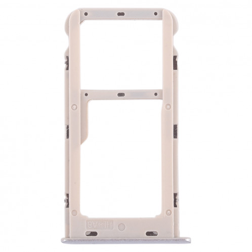 Bac Carte SIM + Bac Carte SIM / Bac Micro SD pour Huawei Honor 6A (Argent) SH479S1225-06