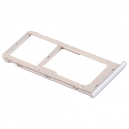 Bac Carte SIM + Bac Carte SIM / Bac Micro SD pour Huawei Honor 6A (Argent) SH479S1225-06