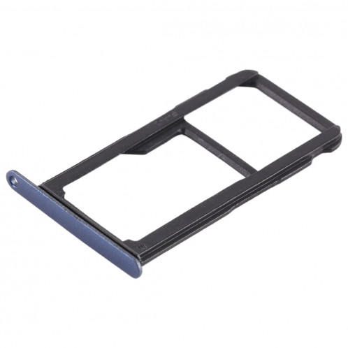 Bac Carte SIM + Bac Carte SIM / Bac Micro SD pour Huawei Nova Lite (Bleu) SH480L1824-06