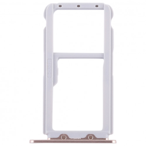 Bac Carte SIM + Bac Carte SIM / Bac Micro SD pour Huawei Honor V9 (Gold) SH481J1716-06