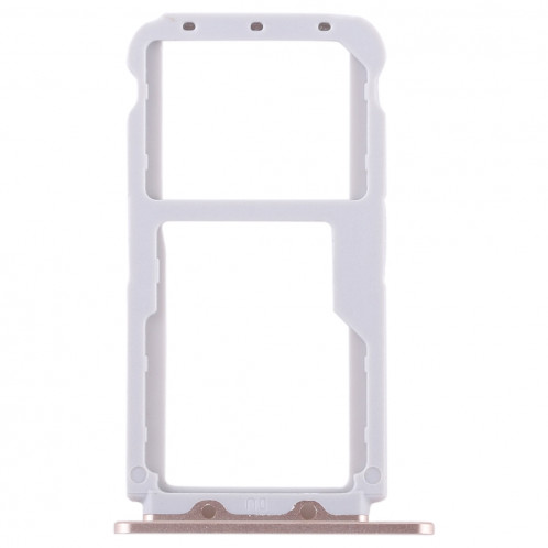 Bac Carte SIM + Bac Carte SIM / Bac Micro SD pour Huawei Honor V9 (Gold) SH481J1716-06