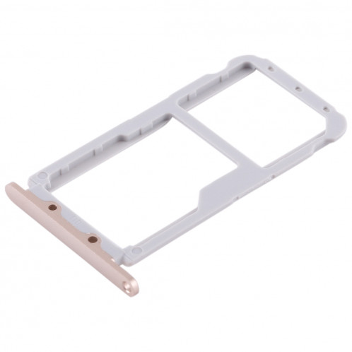 Bac Carte SIM + Bac Carte SIM / Bac Micro SD pour Huawei Honor V9 (Gold) SH481J1716-06