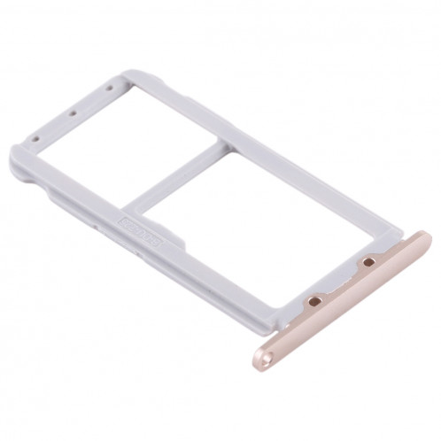 Bac Carte SIM + Bac Carte SIM / Bac Micro SD pour Huawei Honor V9 (Gold) SH481J1716-06