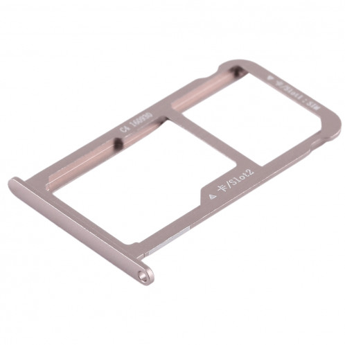 Bac Carte SIM + Bac Carte SIM / Carte Micro SD pour Huawei G9 Plus (Mocha Gold) SH88MJ1871-06