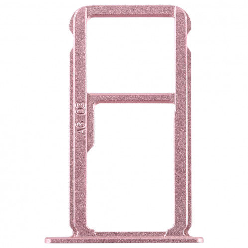 Support à carte SIM + Support à carte SIM / Carte Micro SD pour Huawei Honor 8 (Rose) SH489F1065-06