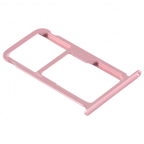 Support à carte SIM + Support à carte SIM / Carte Micro SD pour Huawei Honor 8 (Rose) SH489F1065-06