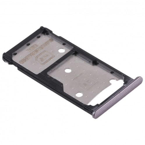 Bac Carte SIM + Bac Carte SIM / Bac Micro SD pour Huawei Honor 5c (Gris) SH490H1094-06