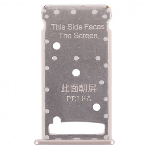 Bac Carte SIM + Bac Carte SIM / Bac Micro SD pour Huawei Honor 5c (Gold) SH490J949-06
