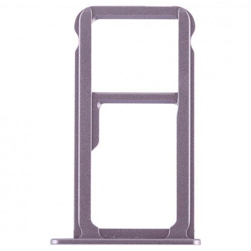 Support à carte SIM + Support à carte SIM / Carte Micro SD pour Huawei P9 Plus (Gris) SH491H60-06