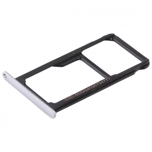 Bac Carte SIM + Bac Carte SIM / Carte Micro SD pour Huawei P9 Lite (Argent) SH492S879-06