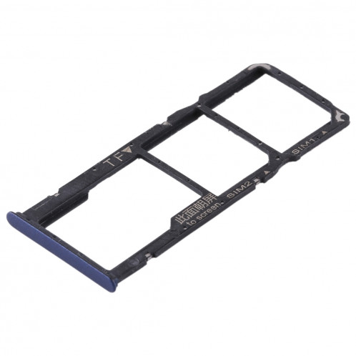 2 Plateau carte SIM + Plateau Micro SD pour Huawei Enjoy 8 Plus (Bleu) SH495L176-06