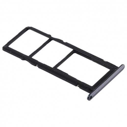 Bac Carte SIM + Bac Carte SIM + Carte Micro SD pour Huawei Honor 7A (Noir) SH496B105-06