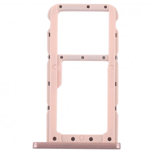 Bac Carte SIM + Bac Carte SIM / Carte Micro SD pour Huawei P20 Lite / Nova 3e (Rose) SH500F1360-06