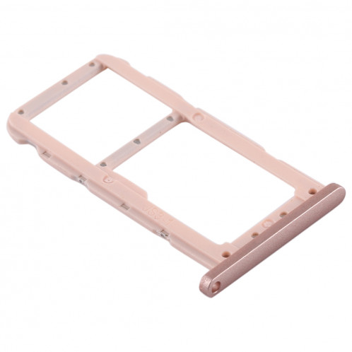 Bac Carte SIM + Bac Carte SIM / Carte Micro SD pour Huawei P20 Lite / Nova 3e (Rose) SH500F1360-06