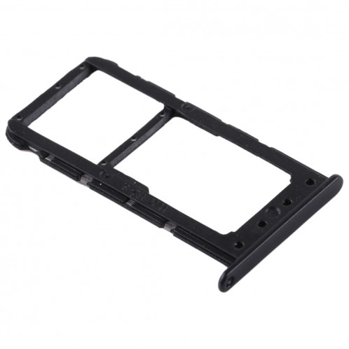 Bac Carte SIM + Bac Carte SIM / Carte Micro SD pour Huawei Honor 9 Lite (Noir) SH503B1236-06