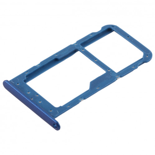 Bac Carte SIM + Bac Carte SIM / Carte Micro SD pour Huawei Honor 9 Lite (Bleu) SH503L1156-06