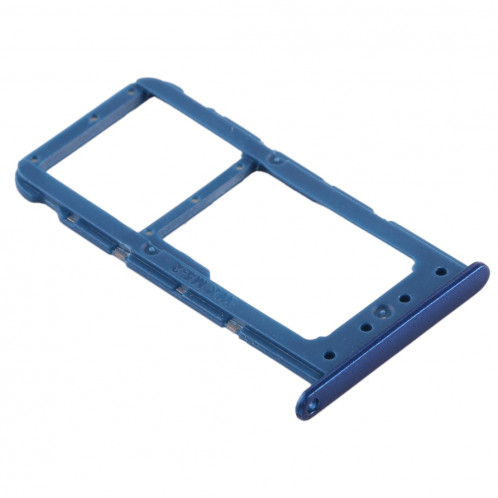 Bac Carte SIM + Bac Carte SIM / Carte Micro SD pour Huawei Honor 9 Lite (Bleu) SH503L1156-06