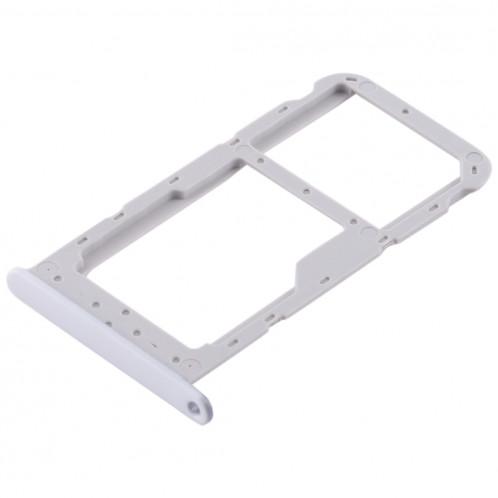 Bac Carte SIM + Bac Carte SIM / Carte Micro SD pour Huawei Honor 9 Lite (Blanc) SH503W1284-06