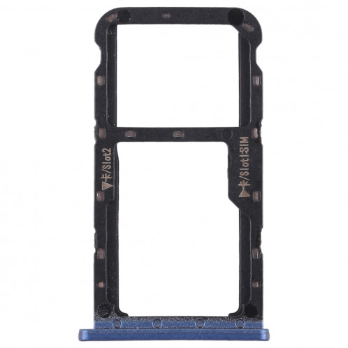 Bac Carte SIM + Bac Carte SIM / Carte Micro SD pour Huawei Maimang 6 (Bleu) SH508L1937-06
