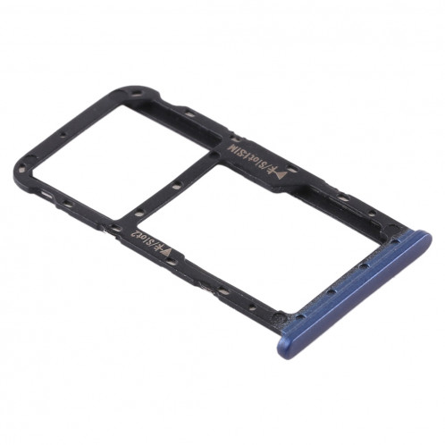 Bac Carte SIM + Bac Carte SIM / Carte Micro SD pour Huawei Maimang 6 (Bleu) SH508L1937-06
