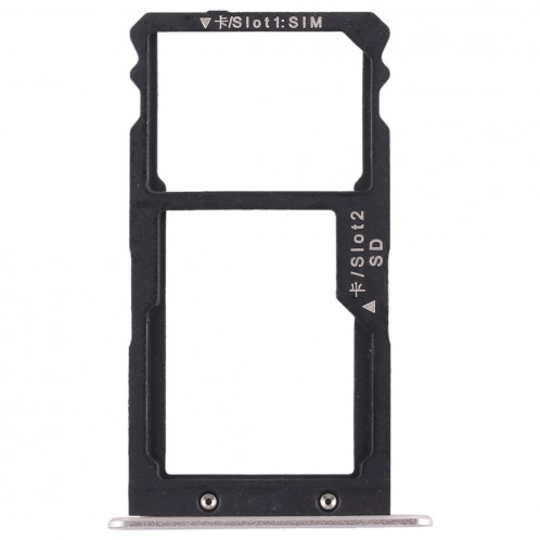 Bac Carte SIM + Bac Carte SIM / Carte Micro SD pour Huawei G8 (Argent) SH509S152-06