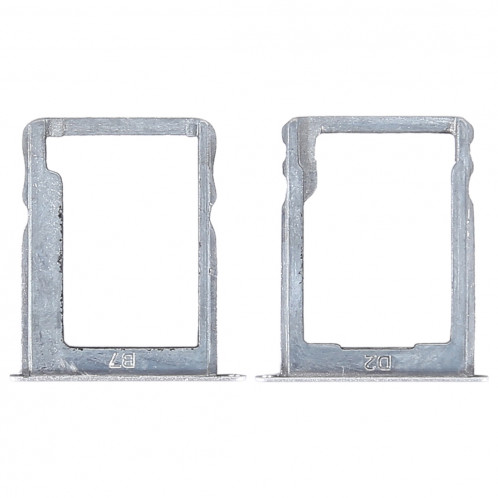 Plateau Carte SIM + Plateau Carte SIM / Carte Micro SD pour Huawei Enjoy 5s (Argent) SH515S1792-06