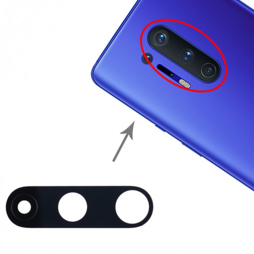 Pour OnePlus 8 Pro 10pcs objectif de caméra arrière d'origine SH65171651-05