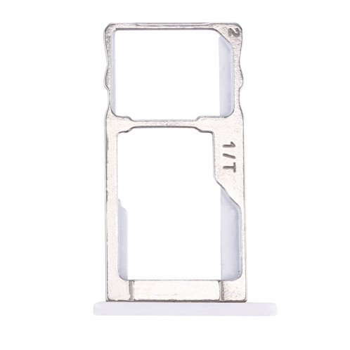 iPartsAcheter Meizu Meilan Métal SIM + SIM / Micro SD Carte Plateau (Blanc) SI793W949-05