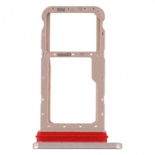 Plateau pour Carte SIM + Plateau pour Carte Micro SD pour Huawei Honor Waterplay (Or) SH847J869-04