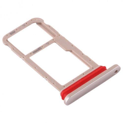 Plateau pour Carte SIM + Plateau pour Carte Micro SD pour Huawei Honor Waterplay (Or) SH847J869-04