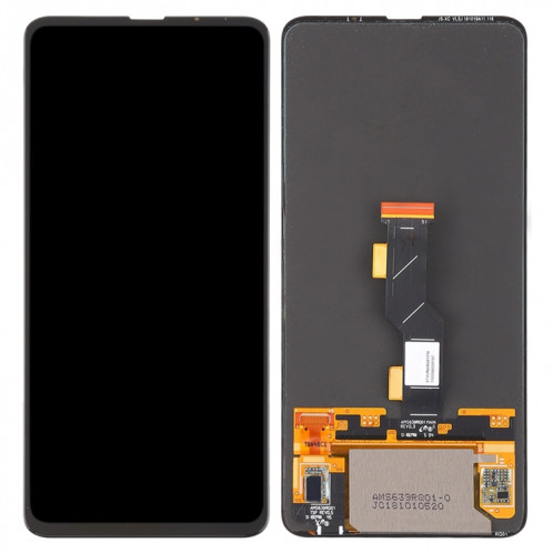 Écran LCD et numériseur d'origine AMOLED avec assemblage complet pour Xiaomi Mi Mix 3 (noir) SH897B730-05
