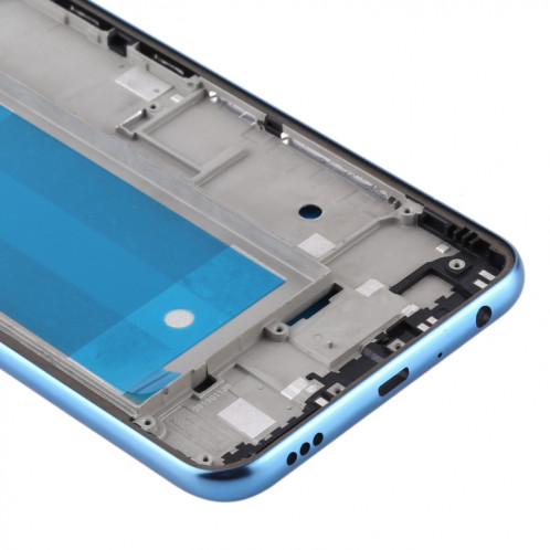 Plaque de cadre intermédiaire pour LG Q60 2019 / X6 2019 / X525BAW / X525ZA / X525HA / X525ZAW / LMX625N / X625N / X525 (bleu) SH898L97-06